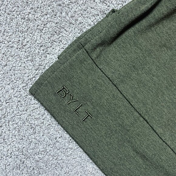 BYLT Premium Basics Essential Cropped Soft Jersey Hoodie Women's Large - Picture 5 of 6